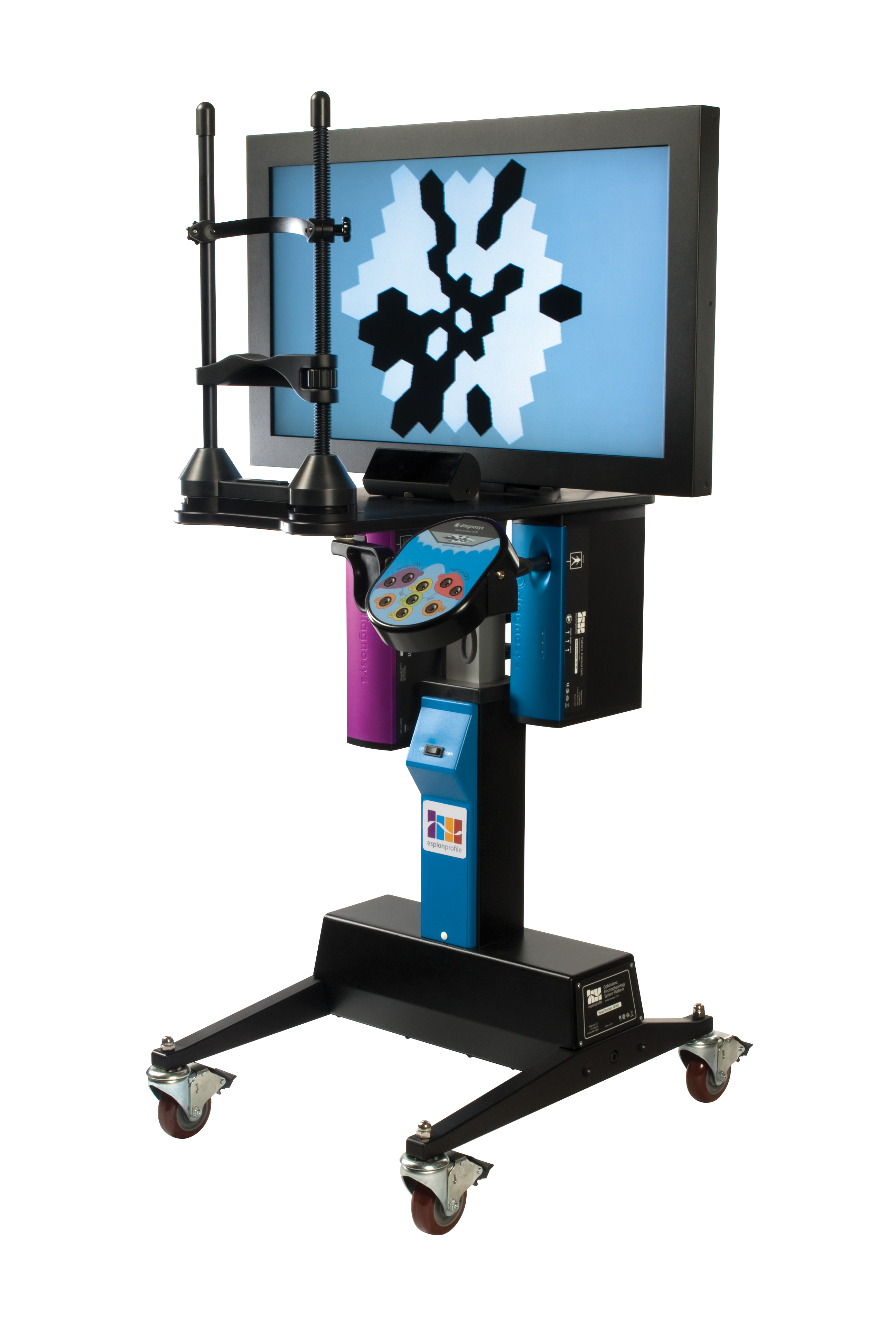 Profile cart system for visual electrophysiology
